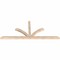 Ekena Millwork Richland Smooth Timber Gable Bracket, Douglas Fir, 96"W x 40"H x 3 1/2"D x 3 1/2"F, 10/12 Pitch GBW096X40X0404RIC00SDF - alternate 5